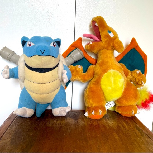 Pokemon Other - Vintage 90’s Blastoise & Charizard Plushies